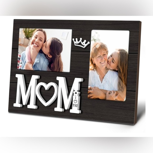 NEW Mom Picture Frame Gifts from Daughter/Son Holds 2 4x6 Inch Pictures - Picture 2 of 9